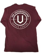 Maroon Long Sleeve T-Shirt - Underground Gear Shop